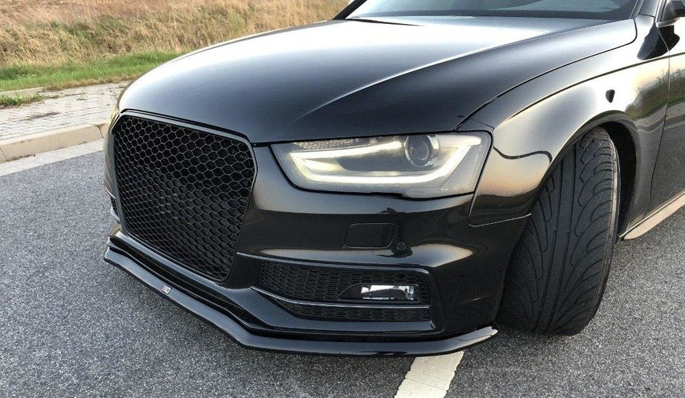 MAXTON DESIGN FRONT SPLITTER V.1 AUDI S4 / A4 S-LINE B8 FL