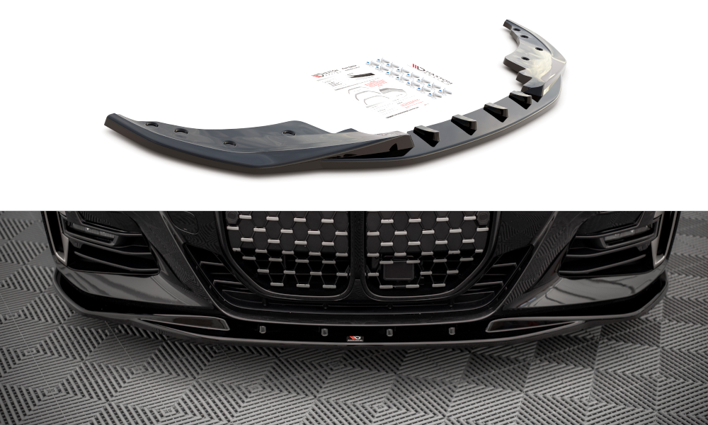 MAXTON DESIGN FRONT SPLITTER V.1 BMW 4 M-PACK G22 / M440I G22