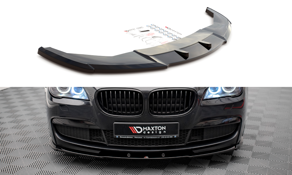 MAXTON DESIGN FRONT SPLITTER V.1 BMW 7 M-PACK F01