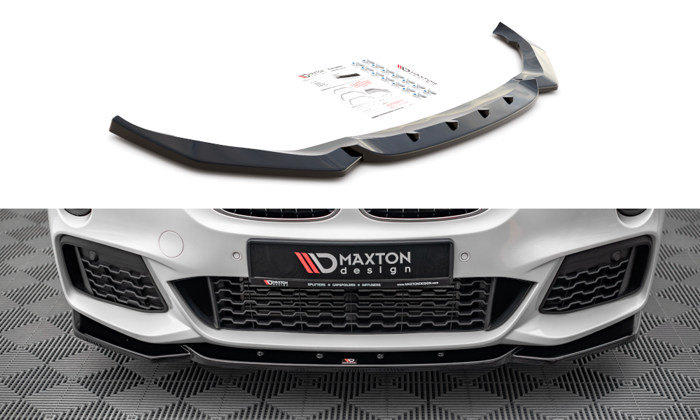 MAXTON DESIGN FRONT SPLITTER V.1 BMW X1 M-PACK F48