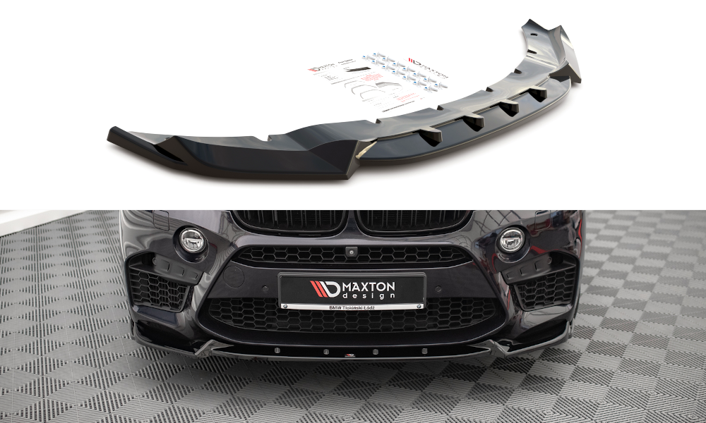 MAXTON DESIGN FRONT SPLITTER V.1 BMW X5 M F85 / X6 M F86