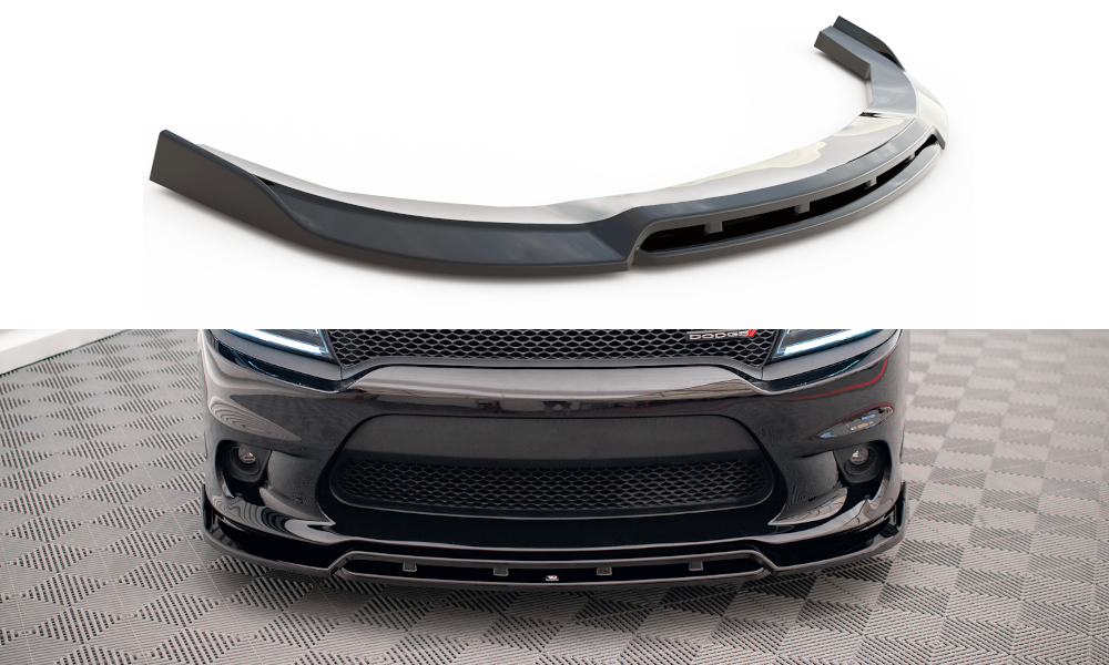 MAXTON DESIGN FRONT SPLITTER V.1 DODGE CHARGER SRT MK7 FACELIFT