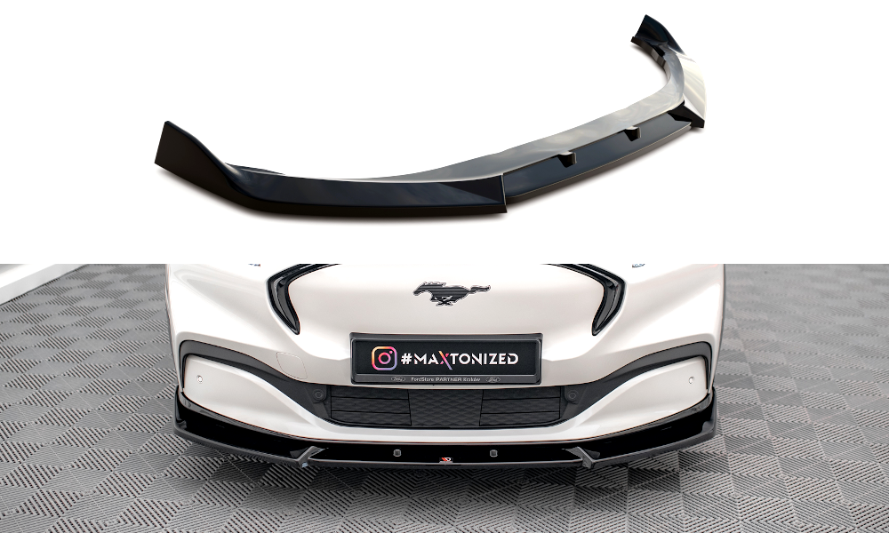 MAXTON DESIGN FRONT SPLITTER V.1 FORD MUSTANG MACH-E MK1