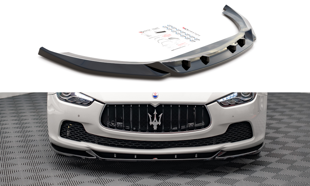 MAXTON DESIGN FRONT SPLITTER V.1 MASERATI GHIBLI MK3