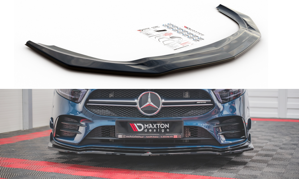 MAXTON DESIGN FRONT SPLITTER V.1 MERCEDES A35 AMG Aero Pack