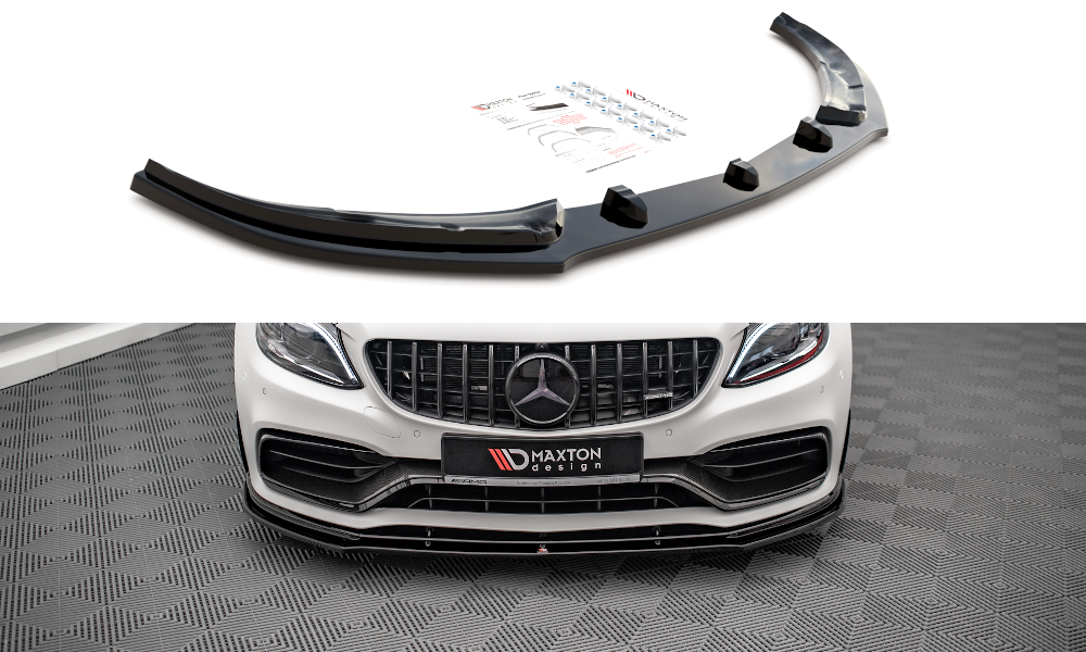 MAXTON DESIGN FRONT SPLITTER V.1 MERCEDES-AMG C63 COUPE C205 FACELIFT