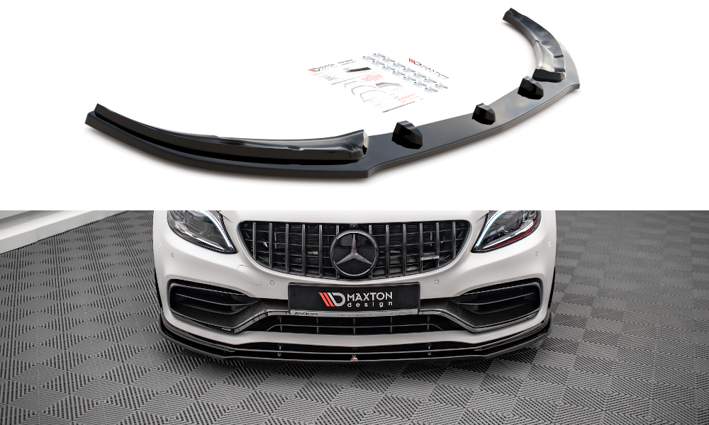MAXTON DESIGN Front Splitter V.1 Mercedes-AMG C63 Coupe AMG Aero Pack C205 Facelift
