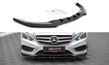 Load image into Gallery viewer, MAXTON DESIGN FRONT SPLITTER V.1 MERCEDES-BENZ E AMG-LINE SEDAN W212 FACELIFT