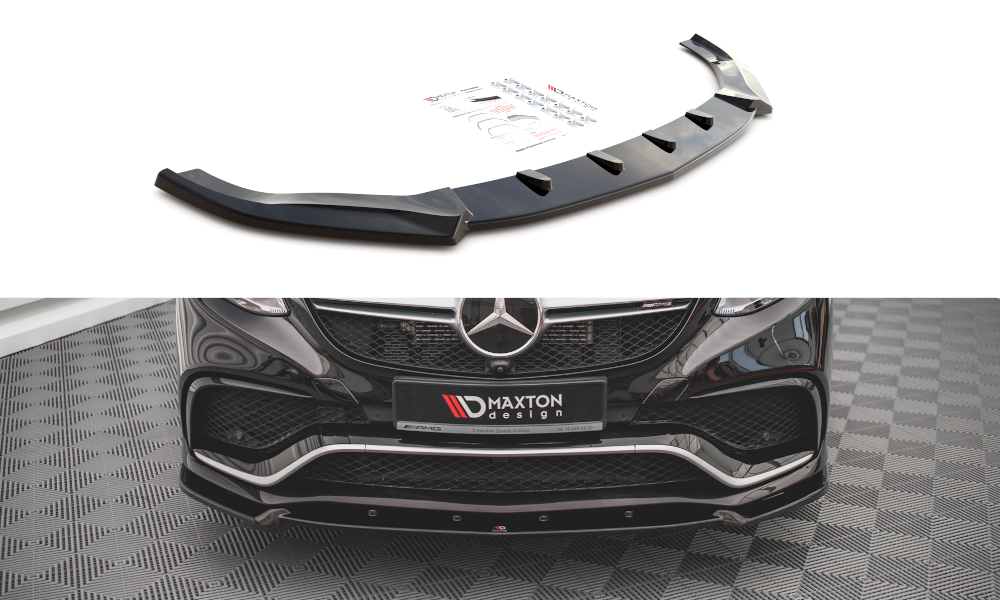 MAXTON DESIGN FRONT SPLITTER V.1 MERCEDES-BENZ GLE COUPE / SUV 63AMG C292