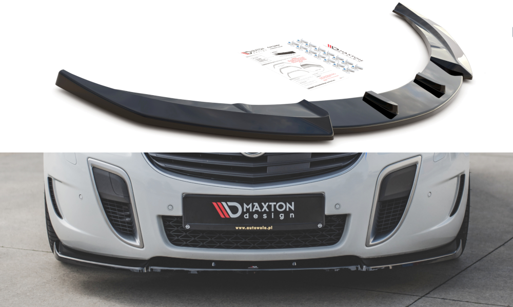 MAXTON DESIGN FRONT SPLITTER V.1 BUICK REGAL GS/ OPEL INSIGNIA MK. 1 OPC FACELIFT