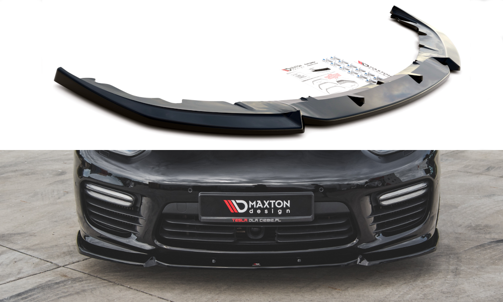 MAXTON DESIGN FRONT SPLITTER V.1 PORSCHE PANAMERA TURBO 970 FACELIFT