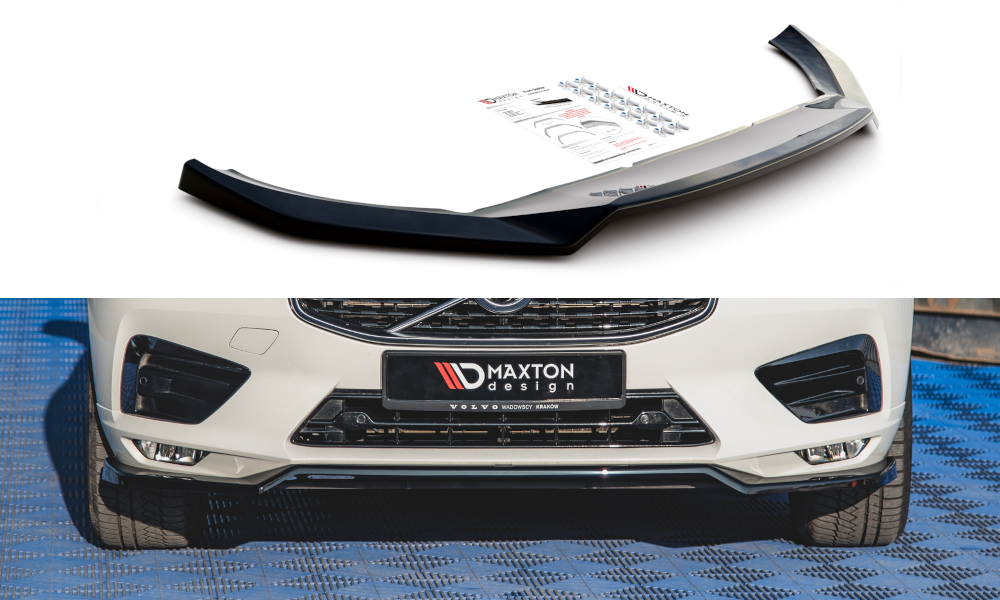 MAXTON DESIGN FRONT SPLITTER V.1 VOLVO XC60 MK2 R-DESIGN