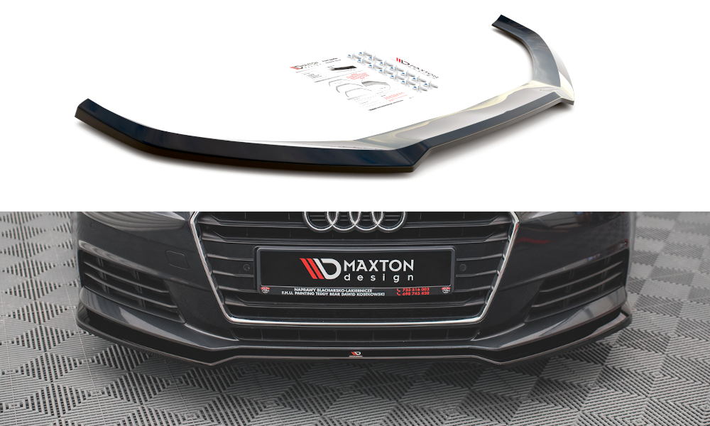 MAXTON DESIGN FRONT SPLITTER V.2 AUDI A4 B9