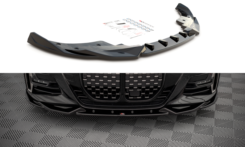 MAXTON DESIGN FRONT SPLITTER V.2 BMW 4 M-PACK G22 / M440I G22