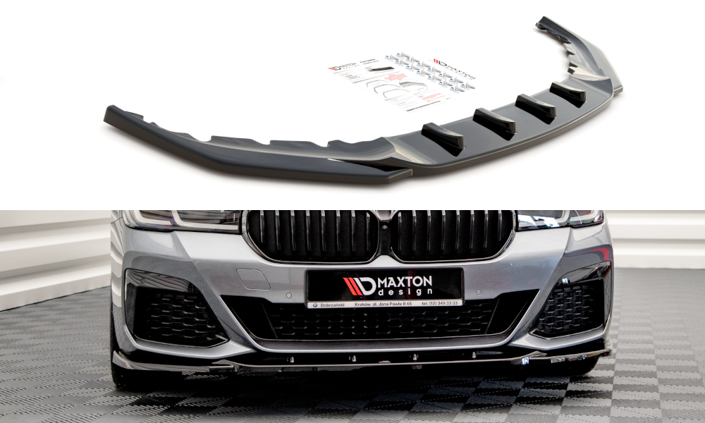 MAXTON DESIGN FRONT SPLITTER V.2 BMW 5 G30 FACELIFT M-PACK