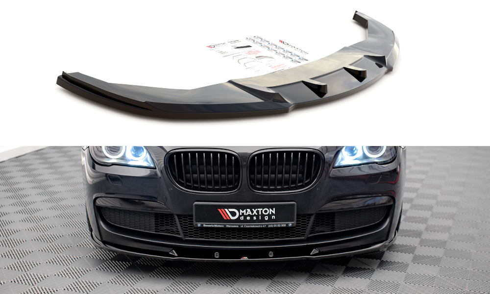 MAXTON DESIGN FRONT SPLITTER V.2 BMW 7 M-PACK F01