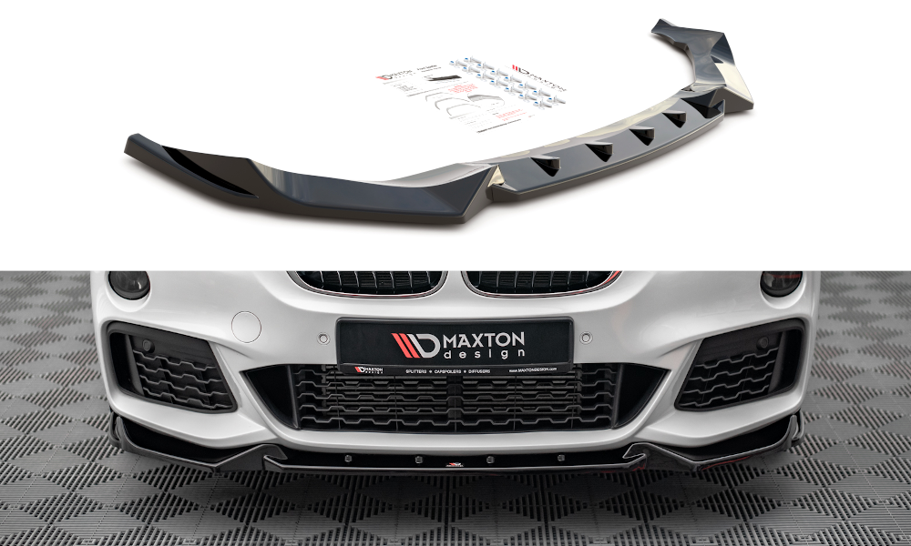 MAXTON DESIGN FRONT SPLITTER V.2 BMW X1 M-PACK F48