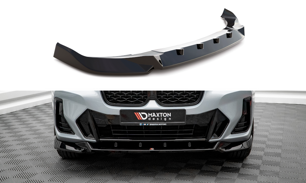 MAXTON DESIGN FRONT SPLITTER V.2 BMW X4 M-PACK G02 FACELIFT