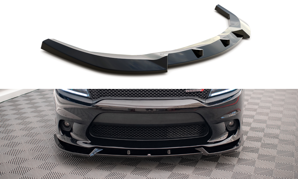 MAXTON DESIGN FRONT SPLITTER V.2 DODGE CHARGER SRT MK7 FACELIFT