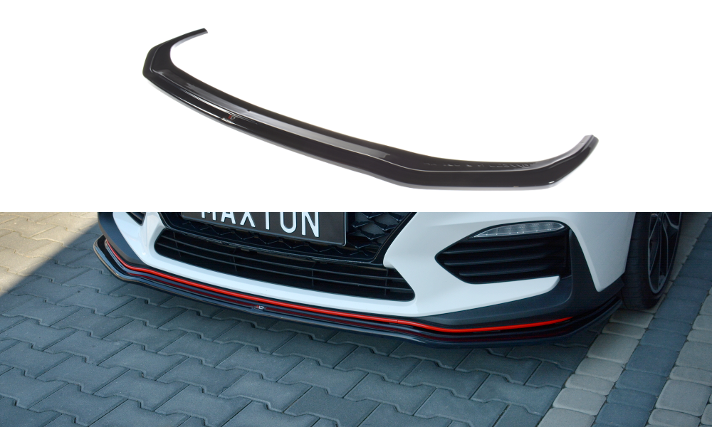 MAXTON DESIGN FRONT SPLITTER V.2 HYUNDAI I30 N (ELANTRA GT) MK3 HATCHBACK / FASTBACK