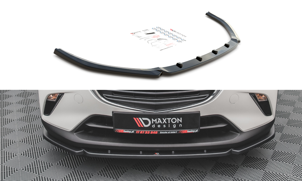 MAXTON DESIGN FRONT SPLITTER V.2 MAZDA CX-3