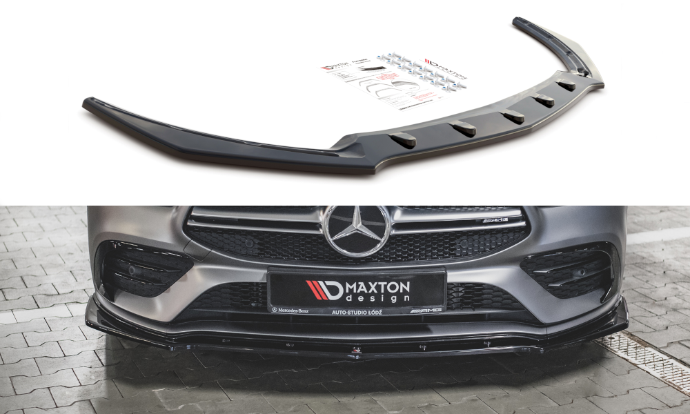 MAXTON DESIGN FRONT SPLITTER V.2 MERCEDES-AMG CLA 35 AERO C118