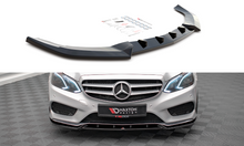 Load image into Gallery viewer, MAXTON DESIGN FRONT SPLITTER V.2 MERCEDES-BENZ E AMG-LINE SEDAN W212 FACELIFT