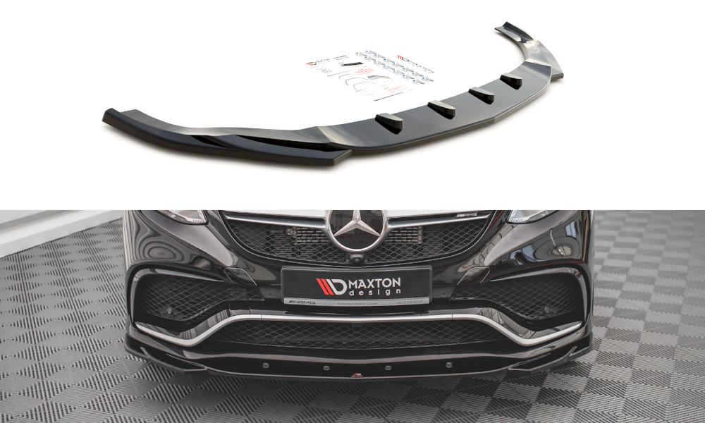 MAXTON DESIGN FRONT SPLITTER V.2 MERCEDES-BENZ GLE COUPE 63AMG C292