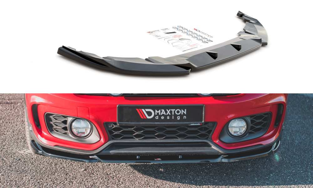 MAXTON DESIGN FRONT SPLITTER V.2 MINI COUNTRYMAN MK2 F60 JCW