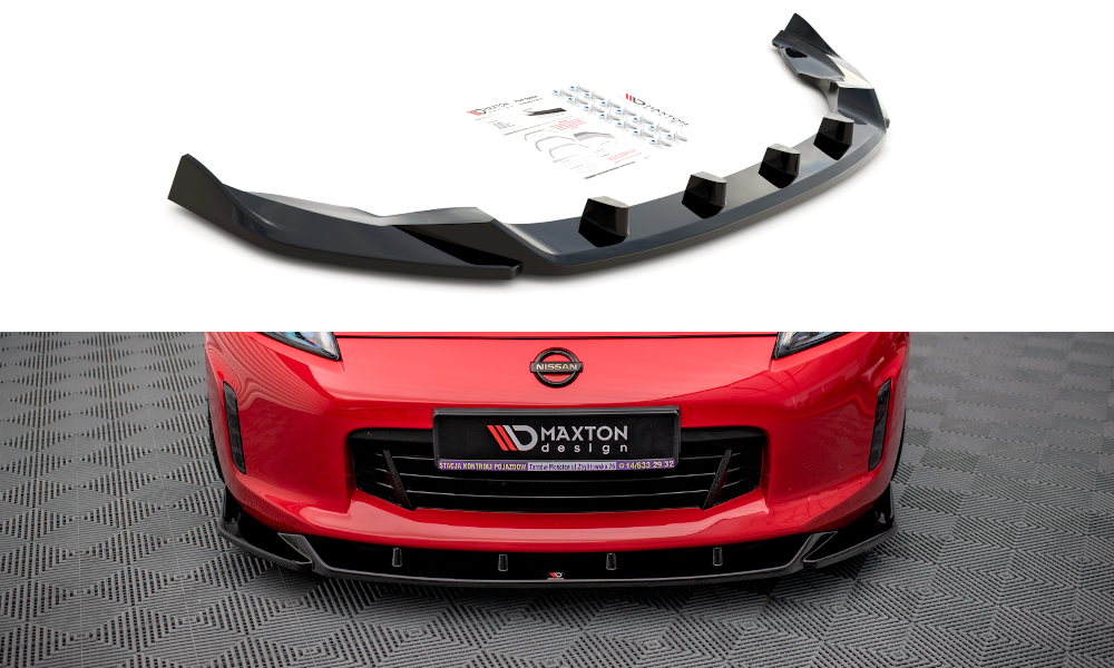 MAXTON DESIGN FRONT SPLITTER V.2 NISSAN 370Z FACELIFT