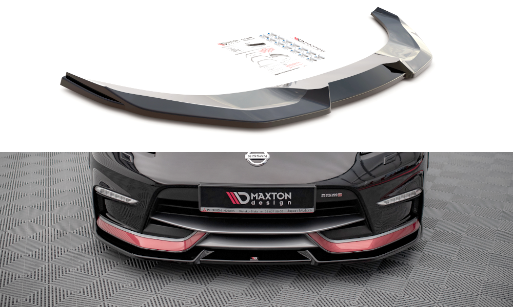 MAXTON DESIGN FRONT SPLITTER V.2 NISSAN 370Z NISMO FACELIFT