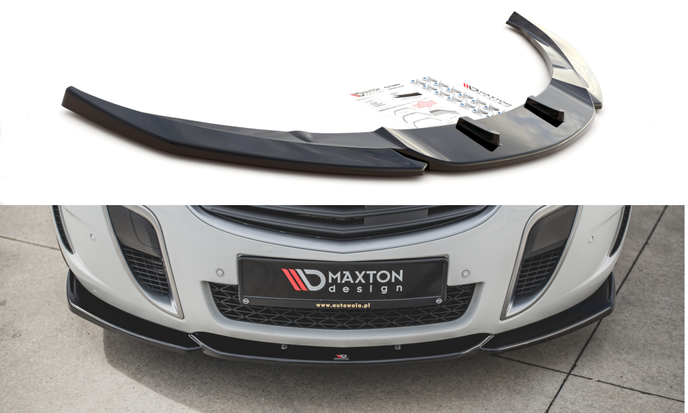 MAXTON DESIGN FRONT SPLITTER V.2 BICK REGAL GS/ OPEL INSIGNIA MK. 1 OPC FACELIFT