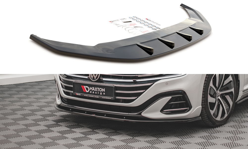 MAXTON DESIGN FRONT SPLITTER V.2 VOLKSWAGEN ARTEON R-LINE FACELIFT