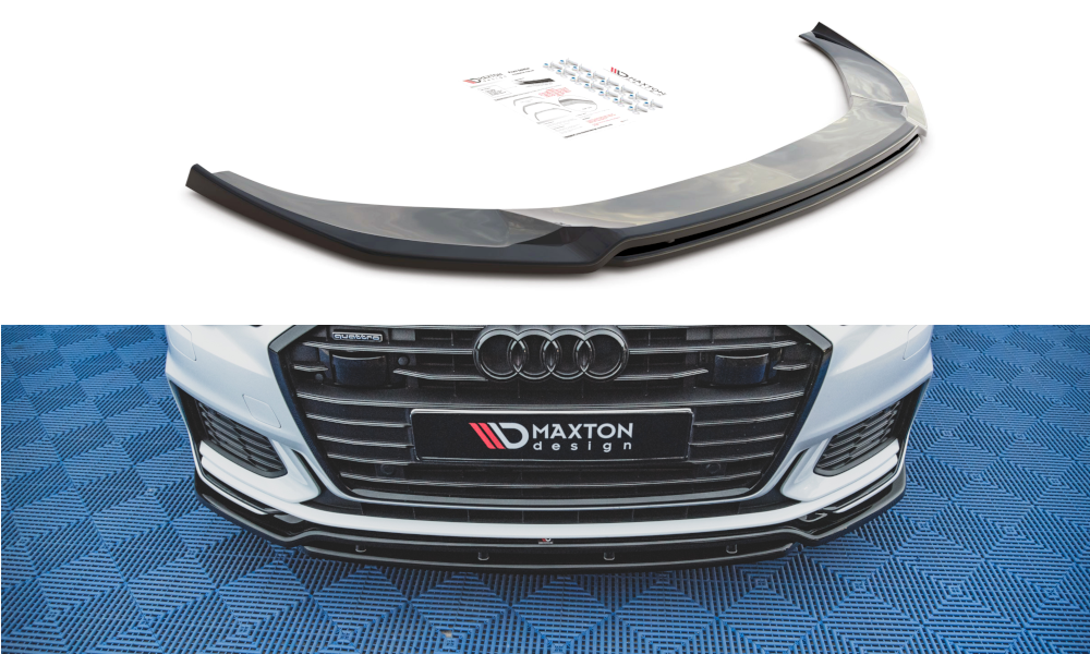 MAXTON DESIGN FRONT SPLITTER V.3 AUDI A6 S-LINE / S6 C8