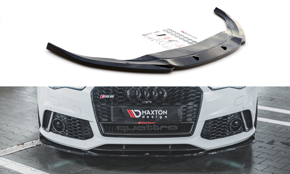 MAXTON DESIGN FRONT SPLITTER V.3 AUDI RS6 C7