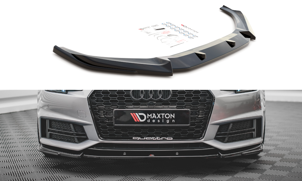 MAXTON DESIGN FRONT SPLITTER V.3 AUDI S4 / A4 S-LINE B9