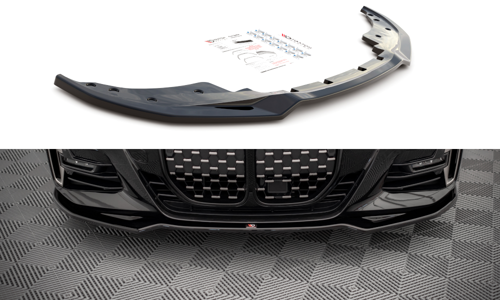 MAXTON DESIGN FRONT SPLITTER V.3 BMW 4 M-PACK G22 / M440I G22