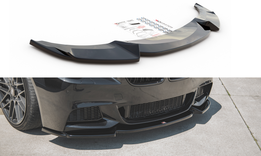 MAXTON DESIGN FRONT SPLITTER V.3 BMW 5 F10/F11 M-PACK