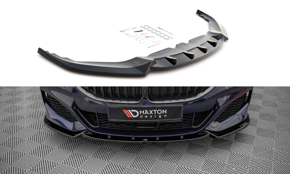 MAXTON DESIGN FRONT SPLITTER V.3 BMW 8 COUPE M-PACK G15 / 8 GRAN COUPE M-PACK G16