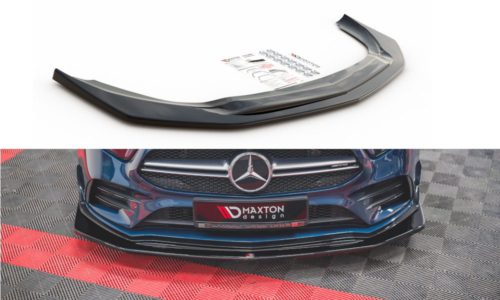 MAXTON DESIGN FRONT SPLITTER V.3 MERCEDES A35 AMG Aero Pack