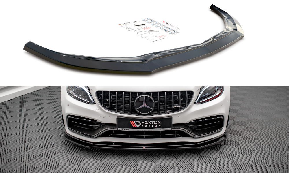 MAXTON DESIGN FRONT SPLITTER V.3 MERCEDES-AMG C63 COUPE C205 FACELIFT