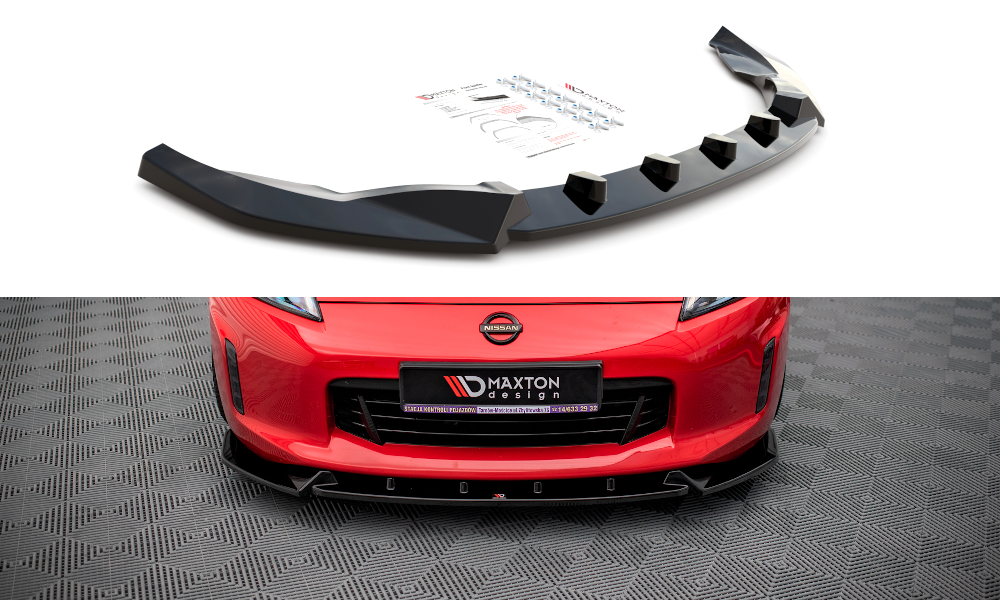 MAXTON DESIGN FRONT SPLITTER V.3 NISSAN 370Z FACELIFT