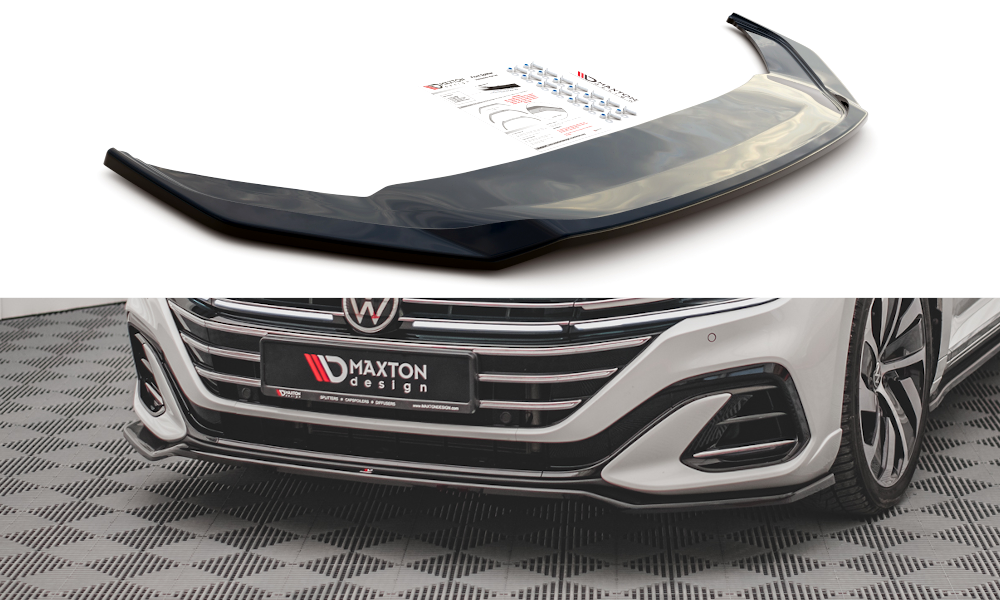 MAXTON DESIGN FRONT SPLITTER V.3 VOLKSWAGEN ARTEON R-LINE FACELIFT