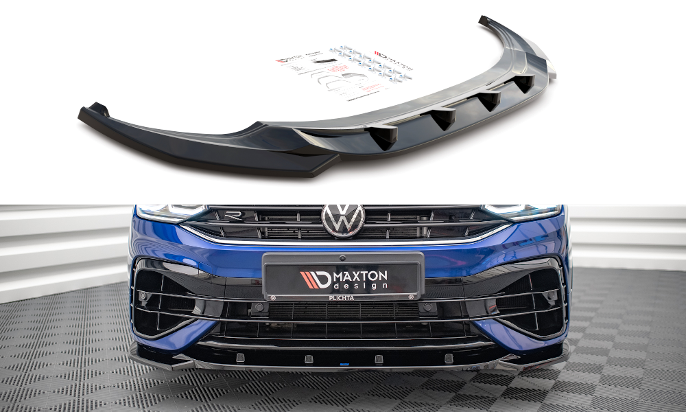 MAXTON DESIGN FRONT SPLITTER V.3 VOLKSWAGEN TIGUAN R MK2 FACELIFT