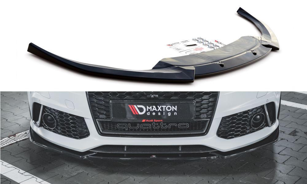 MAXTON DESIGN FRONT SPLITTER V.4 AUDI RS6 C7