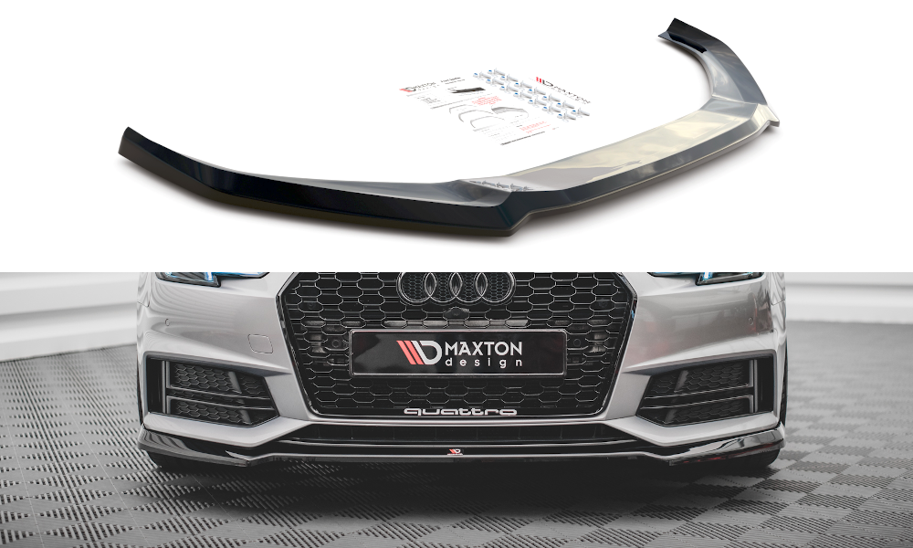 MAXTON DESIGN FRONT SPLITTER V.4 AUDI S4 / A4 S-LINE B9