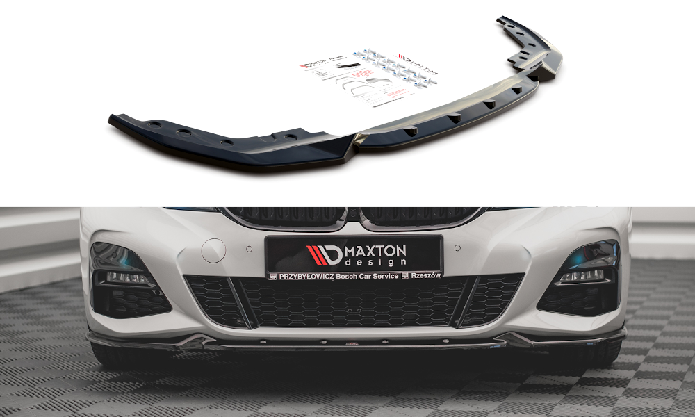 MAXTON DESIGN FRONT SPLITTER V.4 BMW 3 G20 / G21 M-PACK