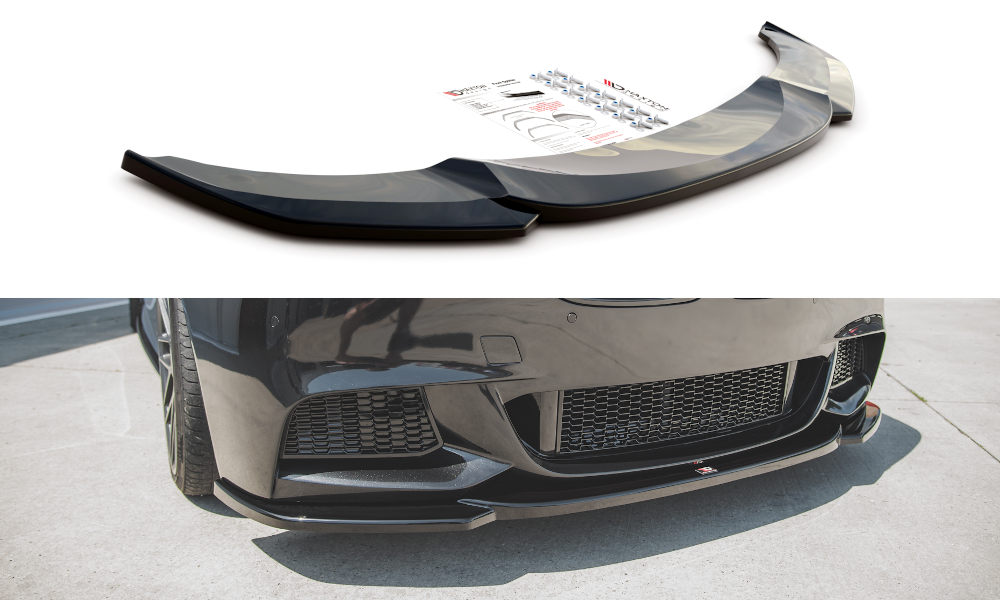 MAXTON DESIGN FRONT SPLITTER V.4 BMW 5 F10/F11 M-PACK