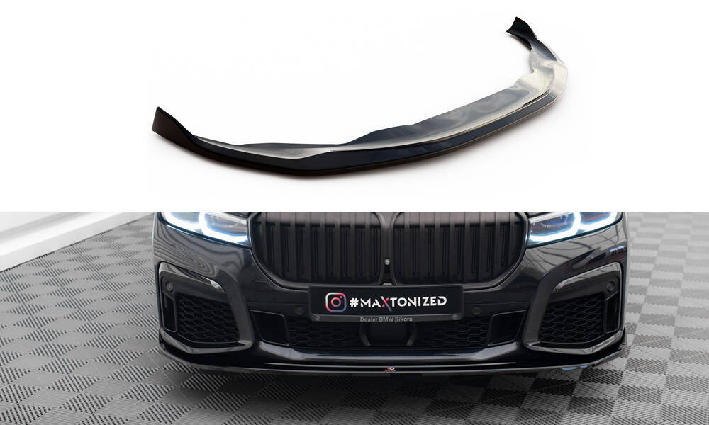 MAXTON DESIGN FRONT SPLITTER V.4 BMW 7 G11 M-PACK FACELIFT