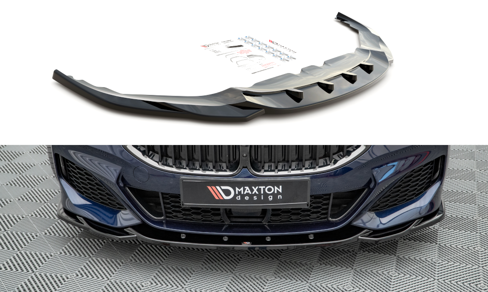 MAXTON DESIGN FRONT SPLITTER V.4 BMW 8 COUPE M-PACK G15 / 8 GRAN COUPE M-PACK G16